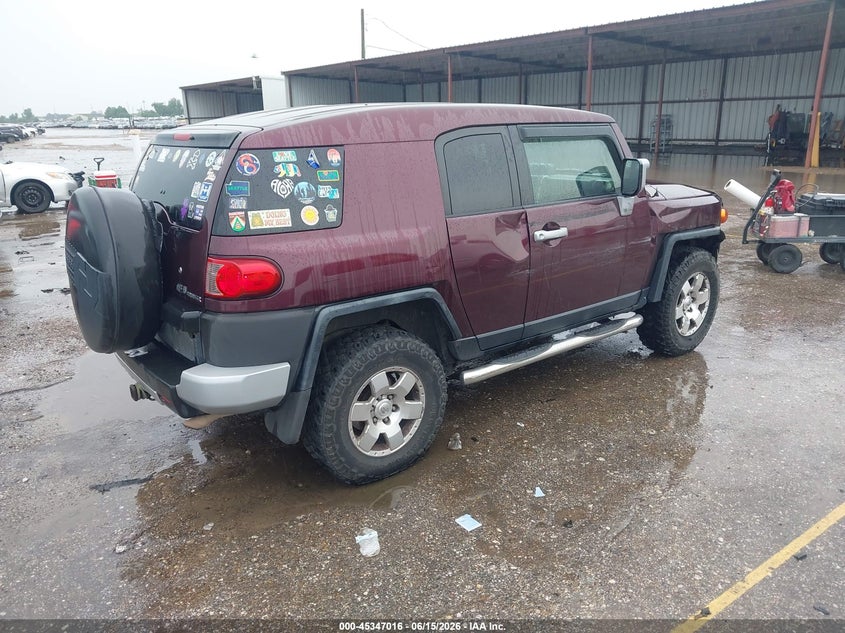 2007 Toyota Fj cruiser VIN JTEBU11F770073572 IAAI salvage auction — RIGHT FRONT, Original (Texas), sold $4,100 on 2026-08-01 (photo 4)