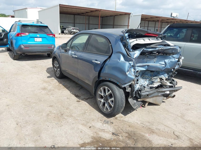 2017 Fiat 500x VIN ZFBCFXCB4HP607378 IAAI salvage auction — REAR END, Salvage (Texas), sold $600 on 2026-08-01 (photo 3)