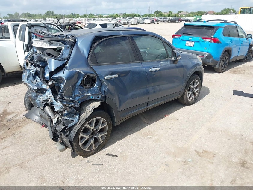2017 Fiat 500x VIN ZFBCFXCB4HP607378 IAAI salvage auction — REAR END, Salvage (Texas), sold $600 on 2026-08-01 (photo 4)