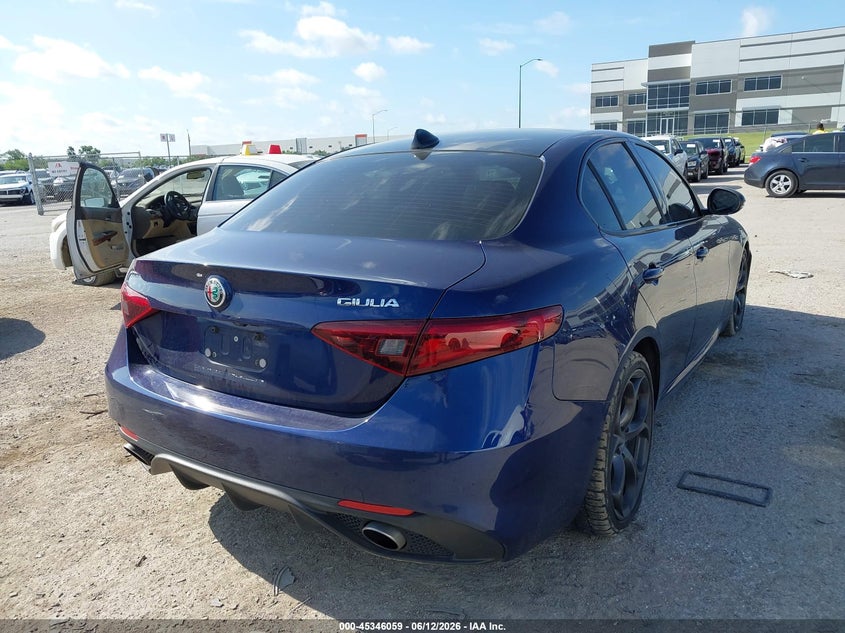 2018 Alfa romeo Giulia VIN ZARFAECN8J7577448 IAAI salvage auction — LEFT FRONT, Original (Texas), sold $7,600 on 2026-08-25 (photo 4)