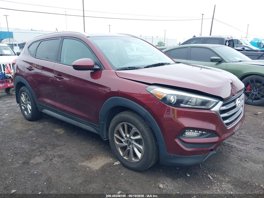 2017 Hyundai Tucson VIN KM8J3CA49HU316317 IAAI salvage auction — FRONT END, Mv-907A (New York), sold $2,600 on 2026-07-15 (photo 1)