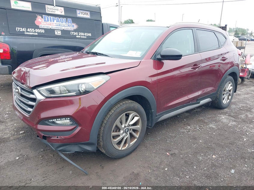 2017 Hyundai Tucson VIN KM8J3CA49HU316317 IAAI salvage auction — FRONT END, Mv-907A (New York), sold $2,600 on 2026-07-15 (photo 2)