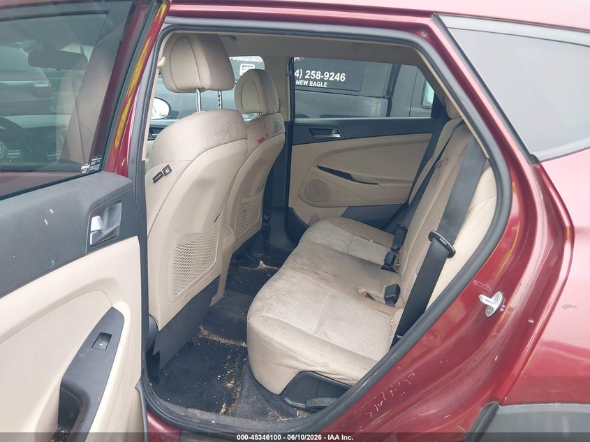 2017 Hyundai Tucson VIN KM8J3CA49HU316317 IAAI salvage auction — FRONT END, Mv-907A (New York), sold $2,600 on 2026-07-15 (photo 8)