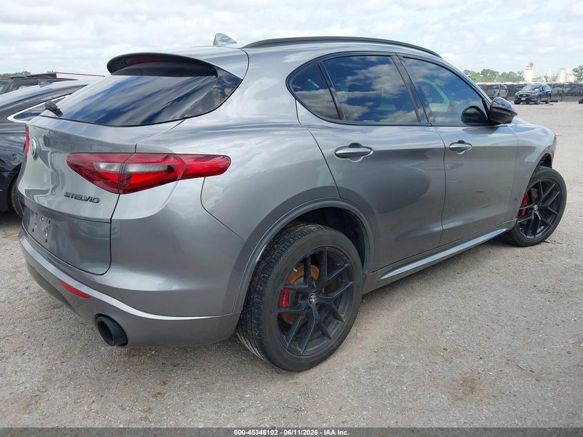 2020 Alfa romeo Stelvio VIN ZASPAJANXL7C86213 IAAI salvage auction — FRONT END, Original (Texas), sold $9,000 on 2026-09-01 (photo 4)