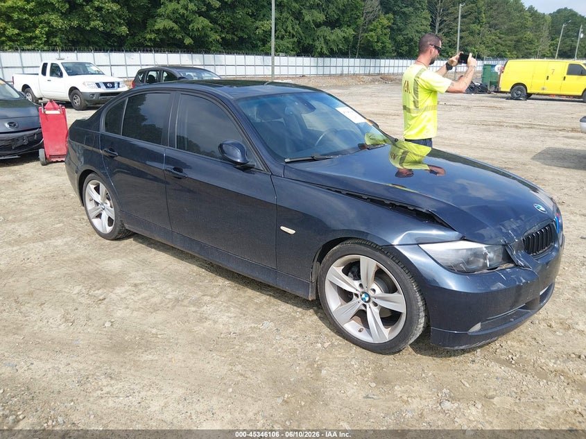 2008 BMW 3 series VIN WBAVA37568NL58334 IAAI salvage auction — FRONT END, Salvage (Georgia), sold $400 on 2026-07-16 (photo 1)