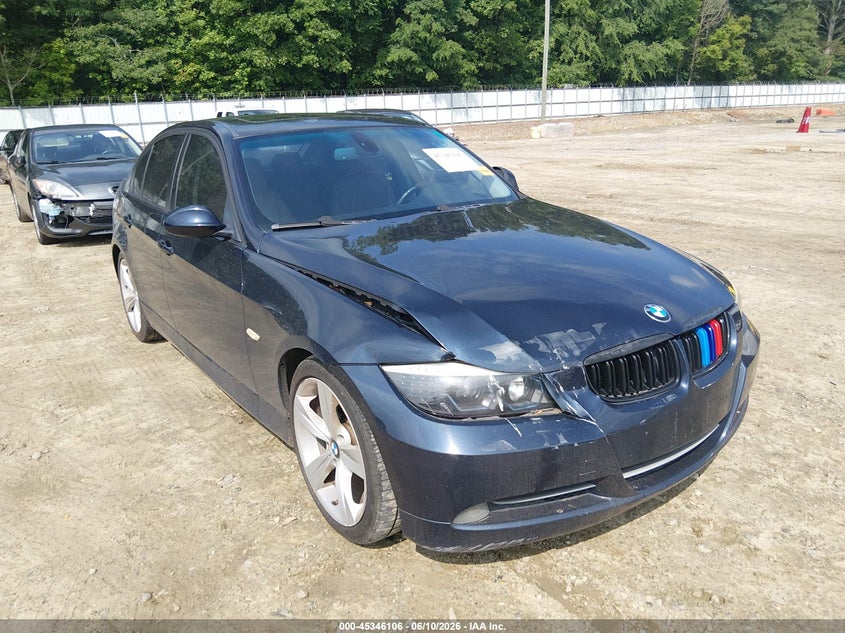 2008 BMW 3 series VIN WBAVA37568NL58334 IAAI salvage auction — FRONT END, Salvage (Georgia), sold $400 on 2026-07-16 (photo 6)