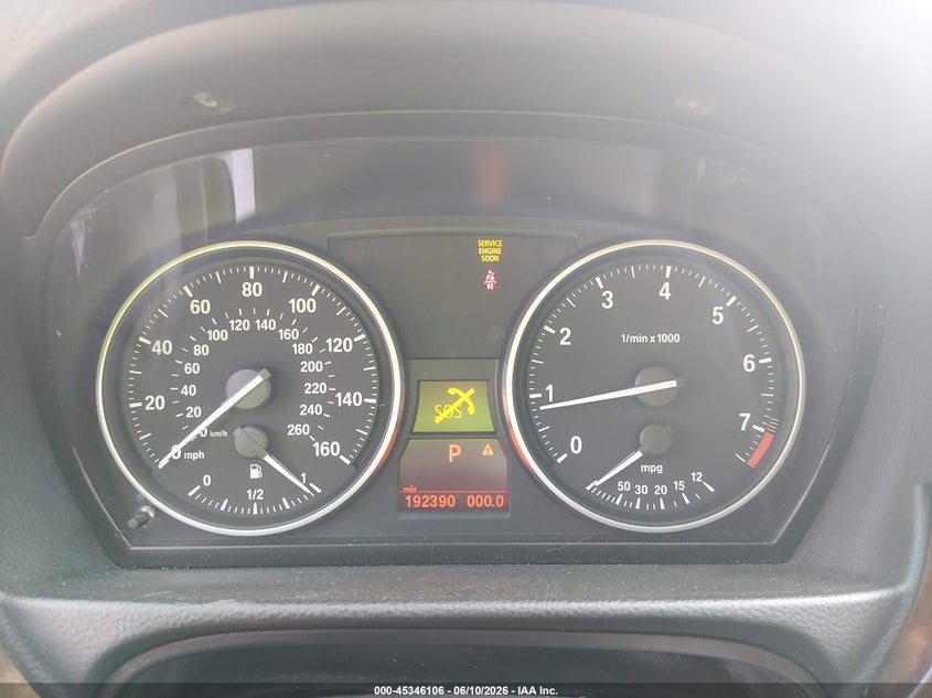 2008 BMW 3 series VIN WBAVA37568NL58334 IAAI salvage auction — FRONT END, Salvage (Georgia), sold $400 on 2026-07-16 (photo 7)