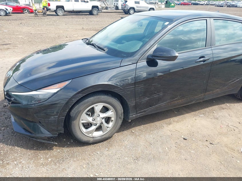 2023 Hyundai Elantra VIN KMHLL4AG9PU561481 IAAI salvage auction — LEFT SIDE, Sf97 (Ohio), sold $6,600 on 2026-07-15 (photo 6)