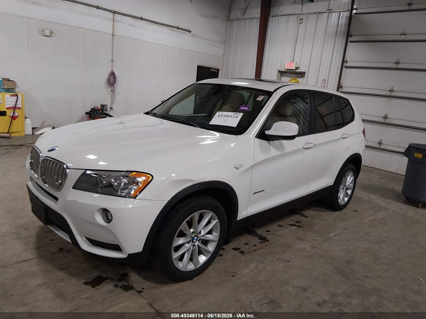 2013 BMW X3 VIN 5UXWX9C56D0A21248 IAAI salvage auction — LEFT FRONT, Salvage (Iowa), sold $1,650 on 2026-07-14 (photo 2)