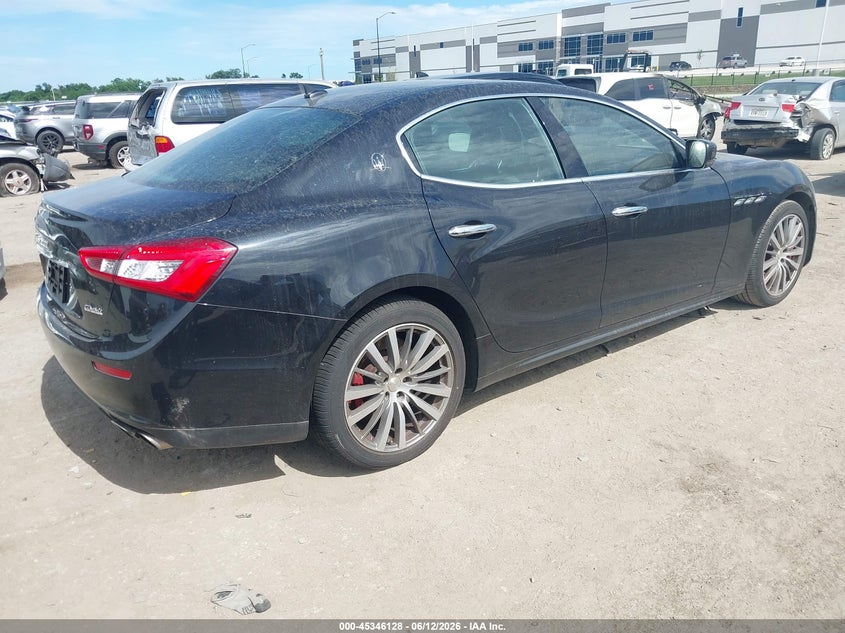 2016 Maserati Ghibli VIN ZAM57RTA6G1181101 IAAI salvage auction — SIDE, Wait Title, sold $3,900 on 2026-08-22 (photo 4)