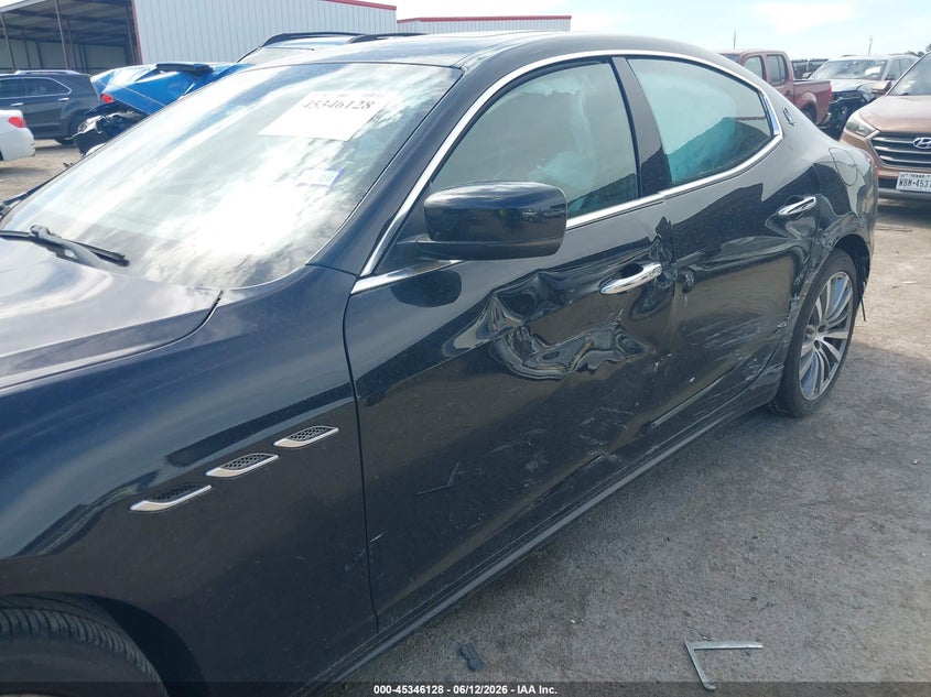 2016 Maserati Ghibli VIN ZAM57RTA6G1181101 IAAI salvage auction — SIDE, Wait Title, sold $3,900 on 2026-08-22 (photo 6)