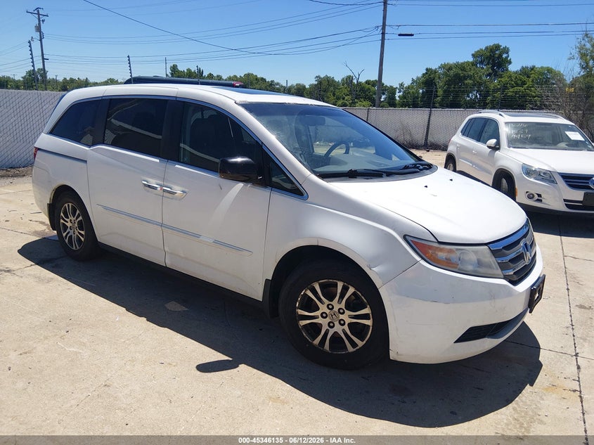 2012 Honda Odyssey VIN 5FNRL5H64CB058008 IAAI salvage auction — NORMAL WEAR, Clear (Missouri), sold $275 on 2026-07-19 (photo 1)