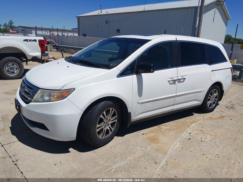 2012 Honda Odyssey VIN 5FNRL5H64CB058008 IAAI salvage auction — NORMAL WEAR, Clear (Missouri), sold $275 on 2026-07-19 (photo 2)