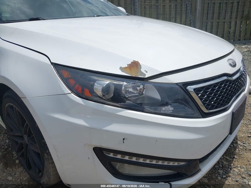 2013 Kia Optima VIN 5XXGR4A63DG160148 IAAI salvage auction — NORMAL WEAR, Clear (Virginia), sold $550 on 2026-07-06 (photo 6)