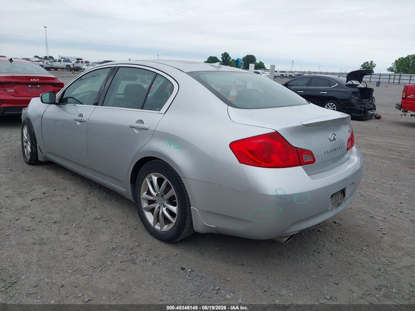2009 Infiniti G VIN JNKCV61E29M300669 IAAI salvage auction — FRONT END, Salvage (Arkansas), sold $1,050 on 2026-07-18 (photo 3)