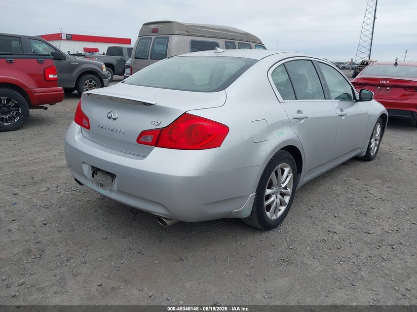 2009 Infiniti G VIN JNKCV61E29M300669 IAAI salvage auction — FRONT END, Salvage (Arkansas), sold $1,050 on 2026-07-18 (photo 4)