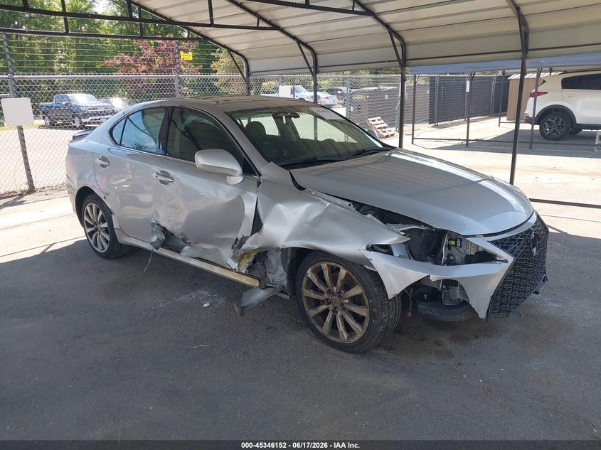 2006 Lexus Is 250 VIN JTHCK262965000648 IAAI salvage auction — FRONT END, Salvage (Connecticut), sold $450 on 2026-07-16 (photo 1)