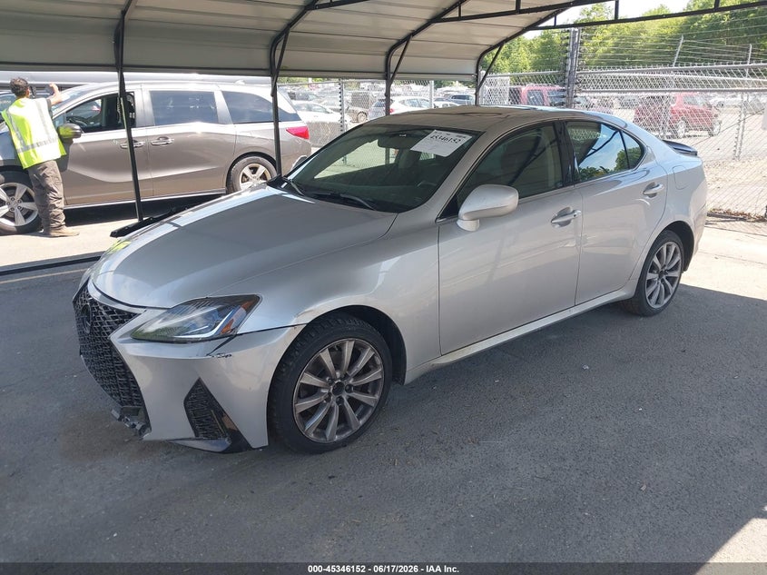 2006 Lexus Is 250 VIN JTHCK262965000648 IAAI salvage auction — FRONT END, Salvage (Connecticut), sold $450 on 2026-07-16 (photo 2)