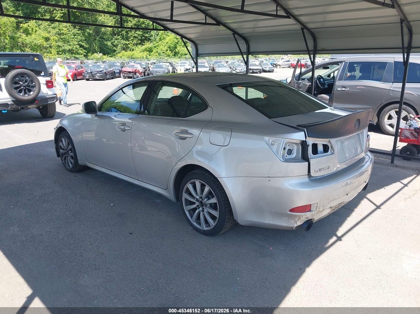 2006 Lexus Is 250 VIN JTHCK262965000648 IAAI salvage auction — FRONT END, Salvage (Connecticut), sold $450 on 2026-07-16 (photo 3)
