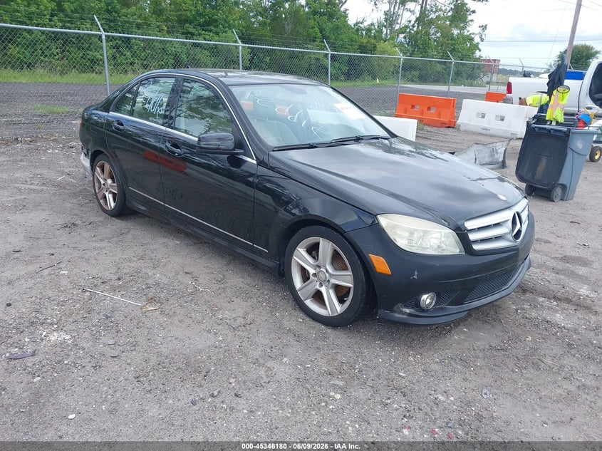 2010 Mercedes-benz C class VIN WDDGF5EB4AR118785 IAAI salvage auction — NORMAL WEAR, Clear (Florida), sold $1,150 on 2026-07-14 (photo 1)