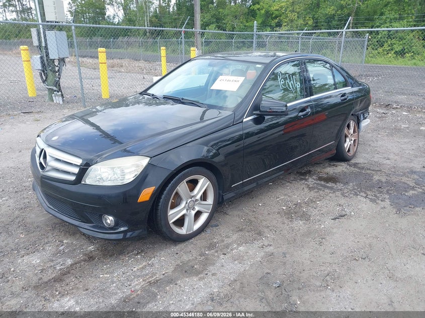 2010 Mercedes-benz C class VIN WDDGF5EB4AR118785 IAAI salvage auction — NORMAL WEAR, Clear (Florida), sold $1,150 on 2026-07-14 (photo 2)