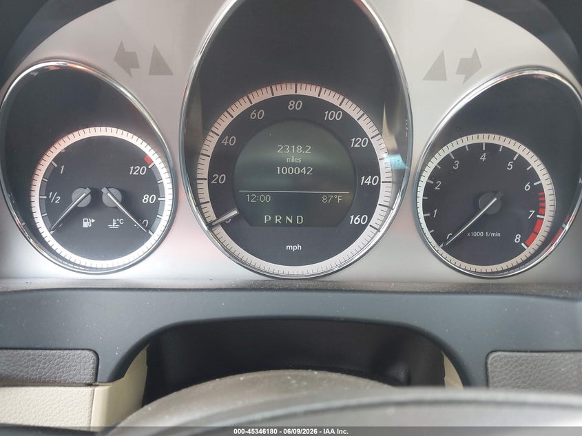 2010 Mercedes-benz C class VIN WDDGF5EB4AR118785 IAAI salvage auction — NORMAL WEAR, Clear (Florida), sold $1,150 on 2026-07-14 (photo 7)