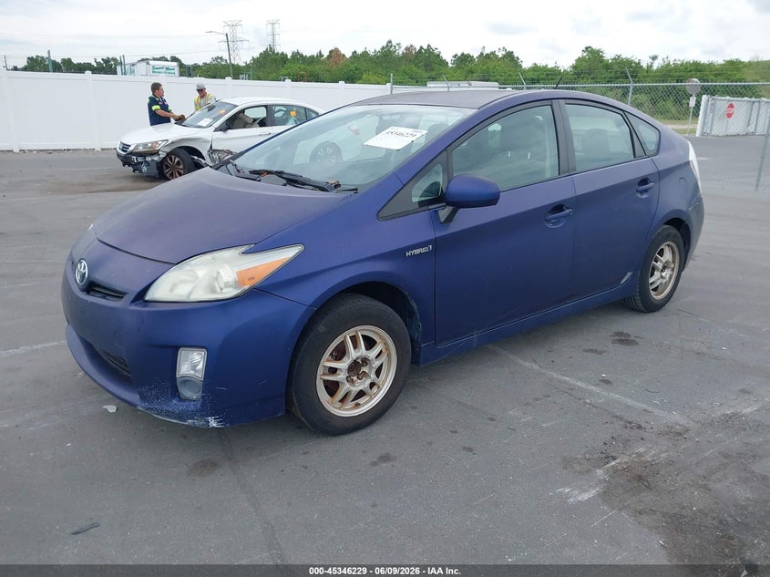 2011 Toyota Prius VIN JTDKN3DU7B0303305 IAAI salvage auction — NORMAL WEAR, Clear (Florida), sold $575 on 2026-07-20 (photo 2)