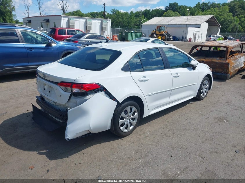 2024 Toyota Corolla VIN 5YFB4MDEXRP163154 IAAI salvage auction — SIDE, Salvage - 75% Or Less (Maryland), sold $3,750 on 2026-07-28 (photo 4)