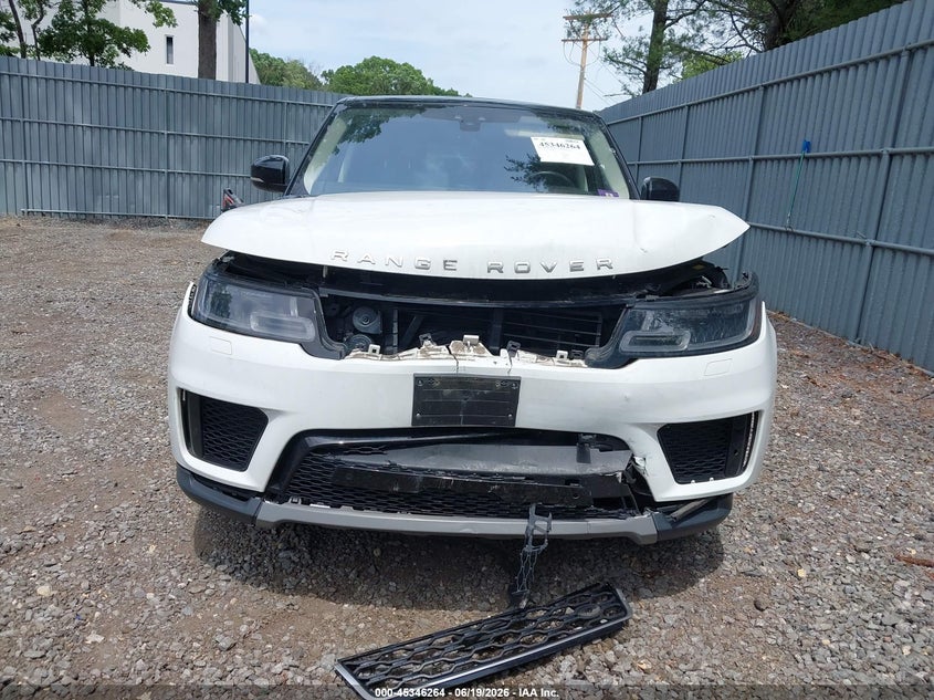 2019 Land rover Range rover sport VIN SALWG2RU1KA862155 IAAI salvage auction — FRONT END, Salvage Title, sold $10,900 on 2026-08-27 (photo 6)