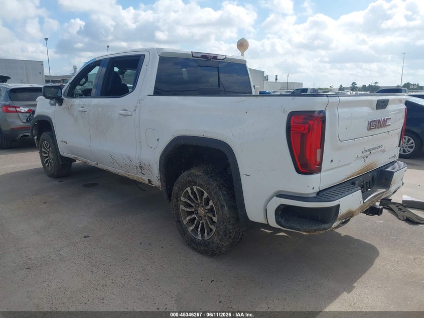 2021 Gmc SIERRA VIN 3GTU9EET4MG185579 IAAI salvage auction — WATER/FLOOD, Salvage Title, sold $7,100 on 2026-09-27 (photo 3)