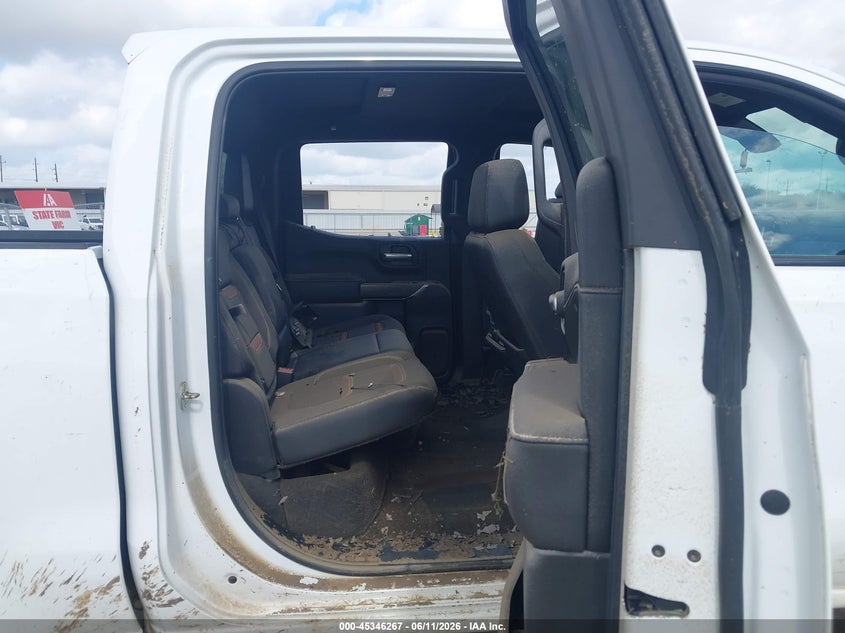 2021 Gmc SIERRA VIN 3GTU9EET4MG185579 IAAI salvage auction — WATER/FLOOD, Salvage Title, sold $7,100 on 2026-09-27 (photo 8)