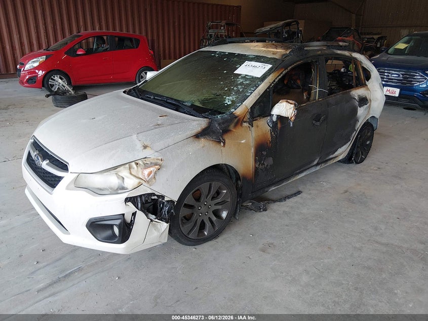 2012 Subaru Impreza VIN JF1GPAR64CH204884 IAAI salvage auction — Burn Interior, Salvage Title, sold $300 on 2026-07-20 (photo 2)