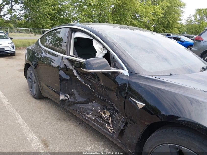 2020 Tesla Model 3 VIN 5YJ3E1EB1LF734795 IAAI salvage auction — SIDE, Salvage (New Jersey), sold $8,100 on 2026-08-01 (photo 6)