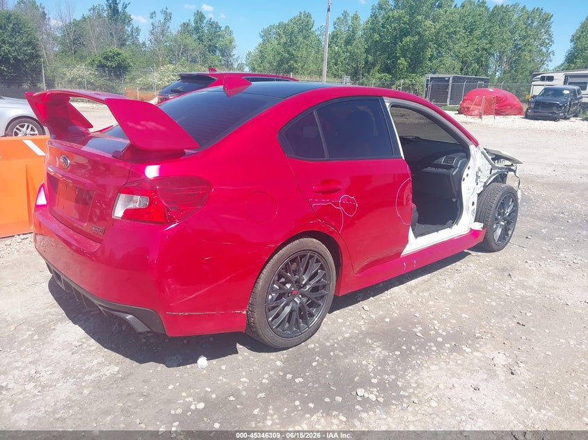 2017 Subaru Wrx sti VIN JF1VA2V66H9805297 IAAI salvage auction — FRONT END, Clear (Wisconsin), sold $5,950 on 2026-07-16 (photo 4)