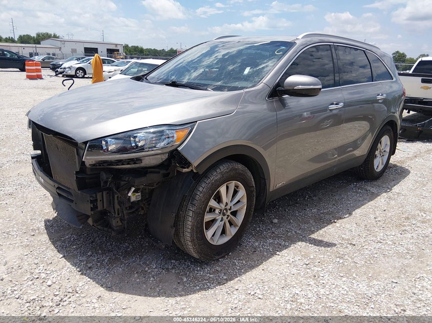 2019 Kia Sorento VIN 5XYPGDA52KG546677 IAAI salvage auction — FRONT END, Salvage (Kansas), sold $2,800 on 2026-07-30 (photo 2)