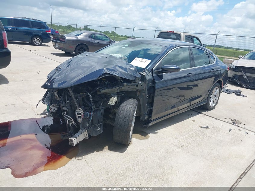 2016 Chrysler 200 VIN 1C3CCCAB8GN179296 IAAI salvage auction — FRONT END, Salvage (Texas), sold $250 on 2026-07-10 (photo 2)