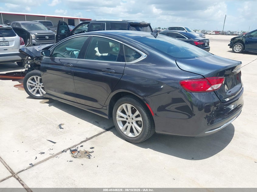 2016 Chrysler 200 VIN 1C3CCCAB8GN179296 IAAI salvage auction — FRONT END, Salvage (Texas), sold $250 on 2026-07-10 (photo 3)