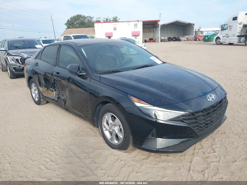 2021 Hyundai Elantra VIN KMHLL4AG3MU149889 IAAI salvage auction — SIDE, Certificate Of Destruction (Florida), sold $3,600 on 2026-07-09 (photo 1)