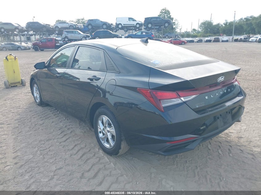 2021 Hyundai Elantra VIN KMHLL4AG3MU149889 IAAI salvage auction — SIDE, Certificate Of Destruction (Florida), sold $3,600 on 2026-07-09 (photo 3)