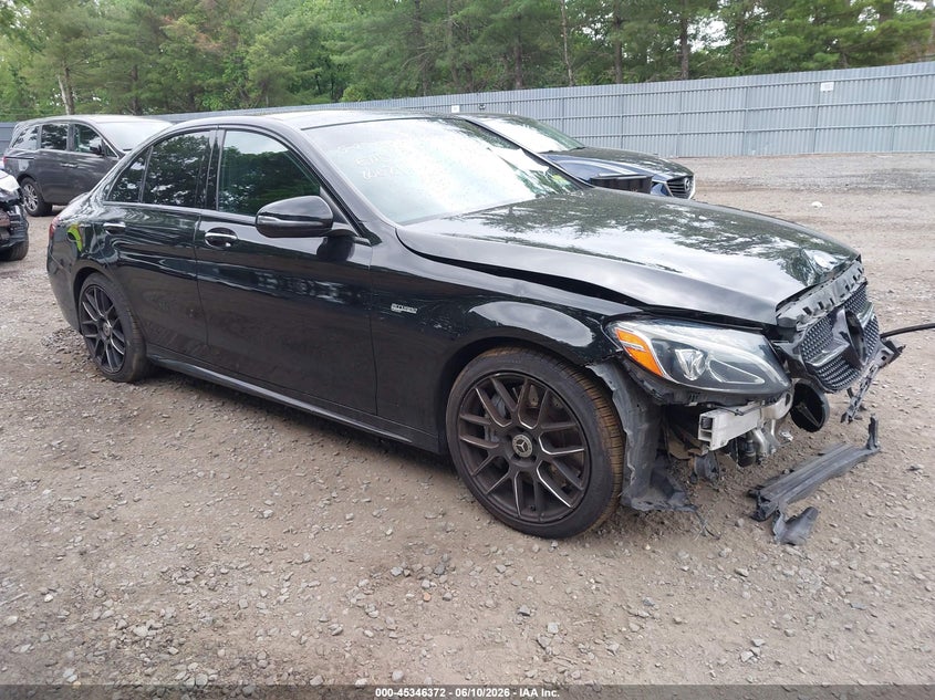 2017 Mercedes-benz VIN 55SWF6EB4HU180021 IAAI salvage auction — FRONT END, Salvage (New Jersey), sold $5,300 on 2026-07-11 (photo 1)