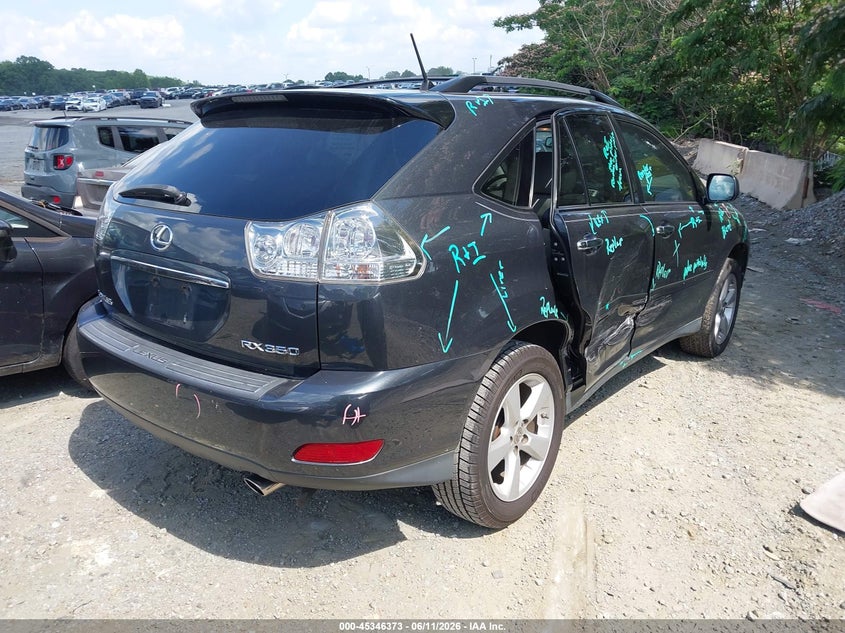 2008 Lexus Rx 350 VIN 2T2GK31U48C054233 IAAI salvage auction — SIDE, Salvage (Georgia), sold $1,250 on 2026-07-09 (photo 4)