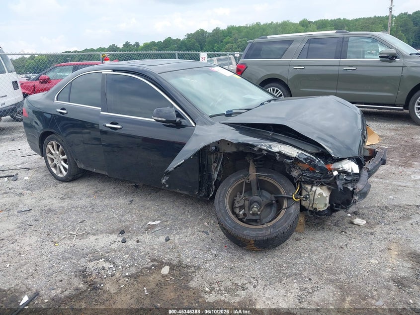 2007 Acura Tsx VIN JH4CL95827C021852 IAAI salvage auction — ENGINE DAMAGE, Salvage (Georgia), sold $250 on 2026-07-29 (photo 1)