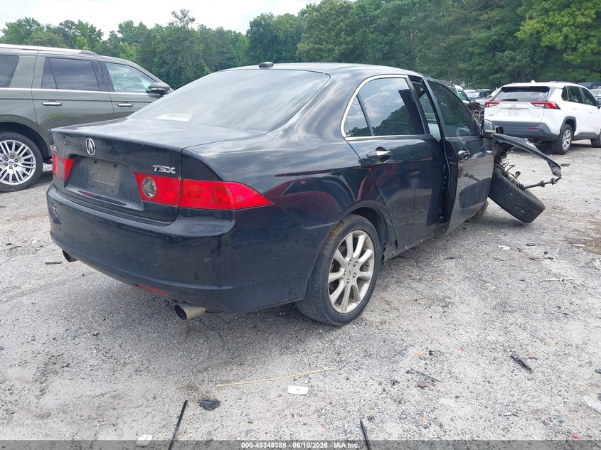 2007 Acura Tsx VIN JH4CL95827C021852 IAAI salvage auction — ENGINE DAMAGE, Salvage (Georgia), sold $250 on 2026-07-29 (photo 4)