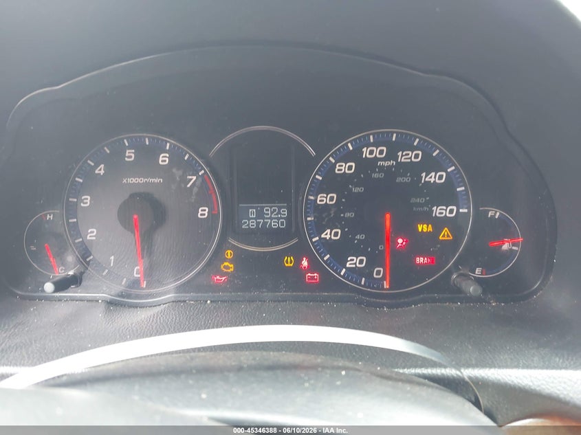 2007 Acura Tsx VIN JH4CL95827C021852 IAAI salvage auction — ENGINE DAMAGE, Salvage (Georgia), sold $250 on 2026-07-29 (photo 7)
