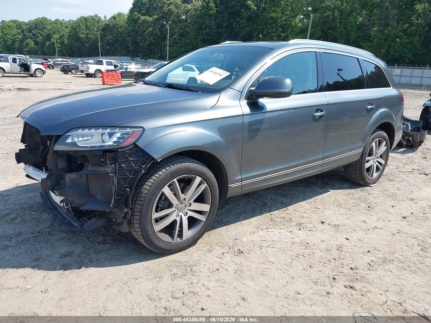 2015 Audi Q7 VIN WA1LGAFE3FD007974 IAAI salvage auction — FRONT END, Salvage (Georgia), sold $2,650 on 2026-07-09 (photo 2)