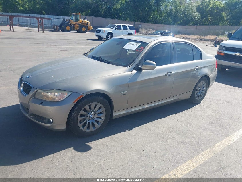2009 BMW 3 series VIN WBAPK73559A450577 IAAI salvage auction — REAR END, Salvage (Idaho), sold $300 on 2026-07-30 (photo 2)