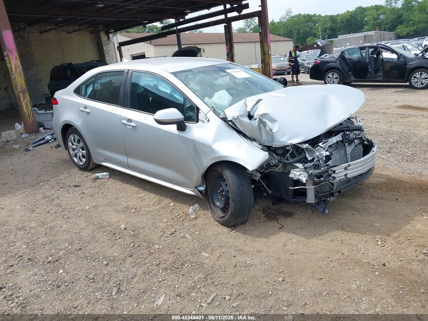 2025 Toyota Corolla VIN 5YFB4MDE6SP272457 IAAI salvage auction — FRONT END, Mv-907A (New York), sold $3,675 on 2026-07-14 (photo 1)