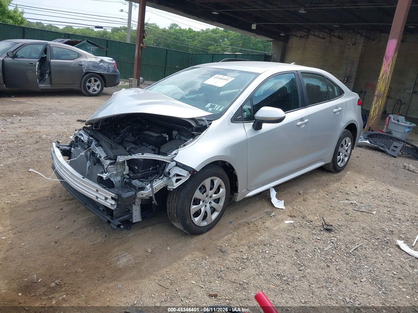 2025 Toyota Corolla VIN 5YFB4MDE6SP272457 IAAI salvage auction — FRONT END, Mv-907A (New York), sold $3,675 on 2026-07-14 (photo 2)
