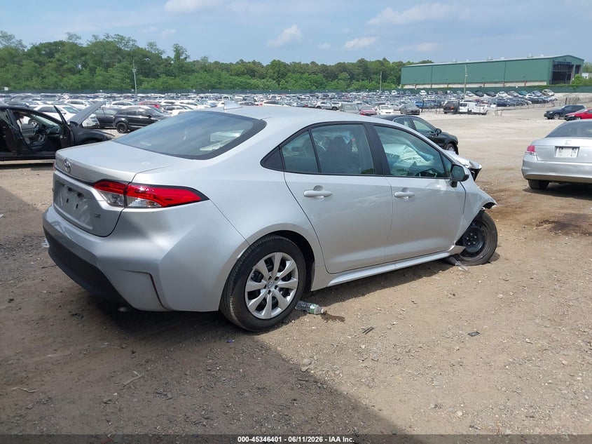 2025 Toyota Corolla VIN 5YFB4MDE6SP272457 IAAI salvage auction — FRONT END, Mv-907A (New York), sold $3,675 on 2026-07-14 (photo 4)