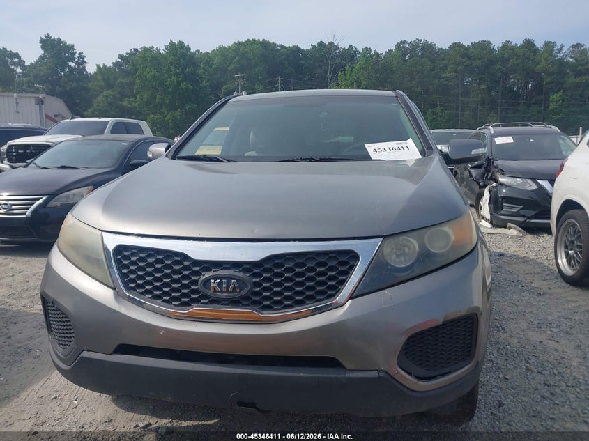 2012 Kia Sorento VIN 5XYKT4A1XCG243571 IAAI salvage auction — FRONT END, Salvage (Georgia), sold $800 on 2026-07-14 (photo 6)